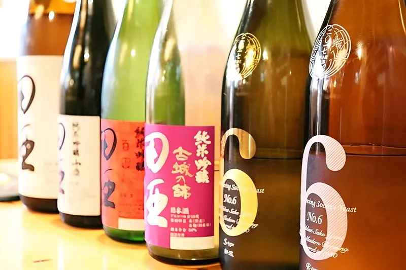 時期と地域によって厳選した日本酒