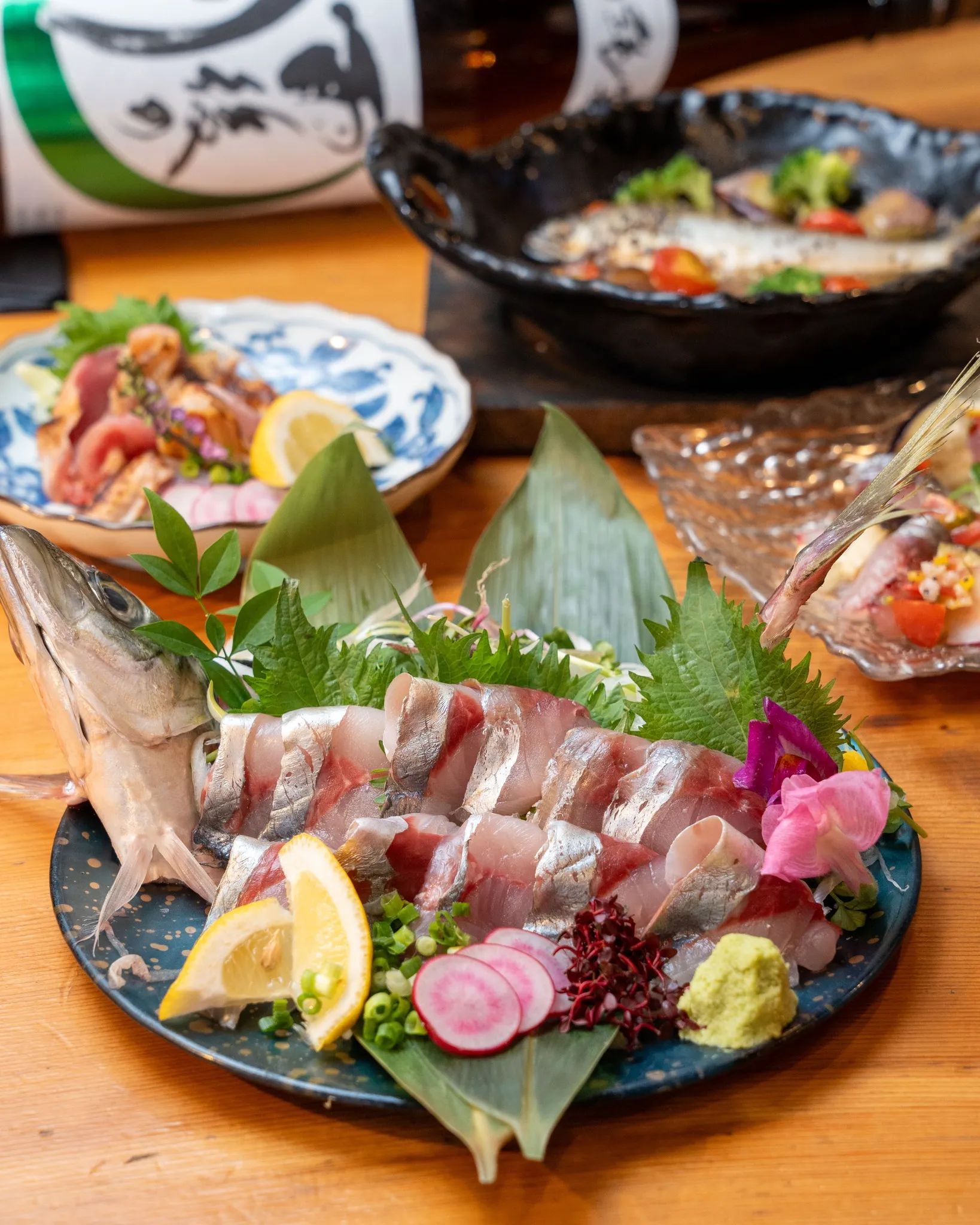 海鮮や炭焼き鳥など創作料理が充実しています！