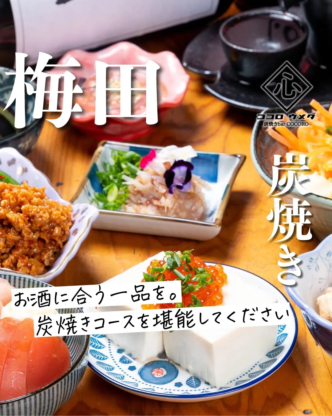 海鮮や炭焼き鳥など創作料理が充実しています！