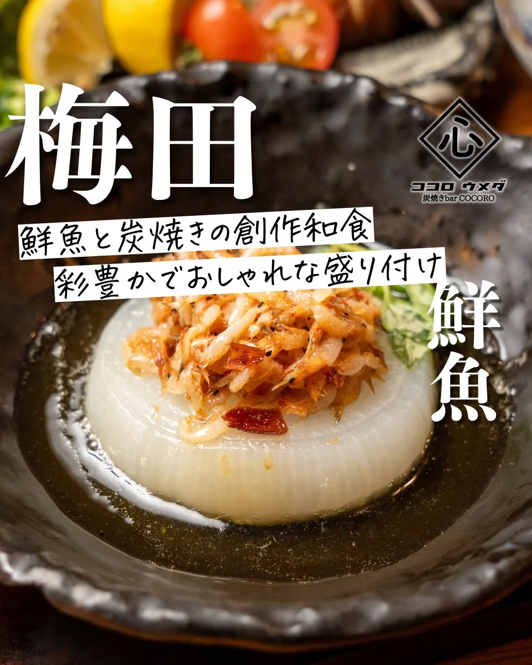 海鮮や炭焼き鳥など創作料理が充実しています!