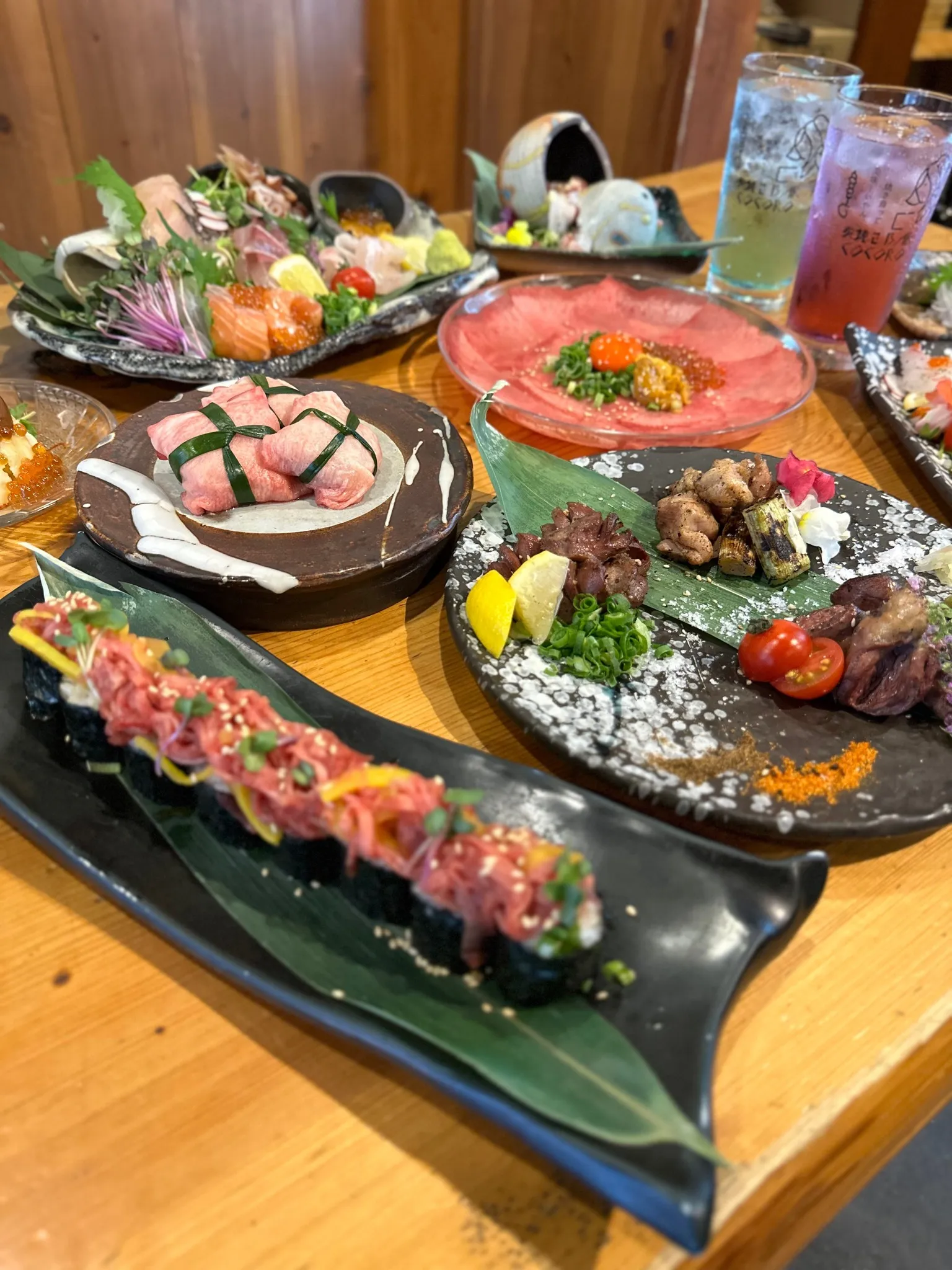 海鮮や炭焼き鳥など創作料理が充実しています！