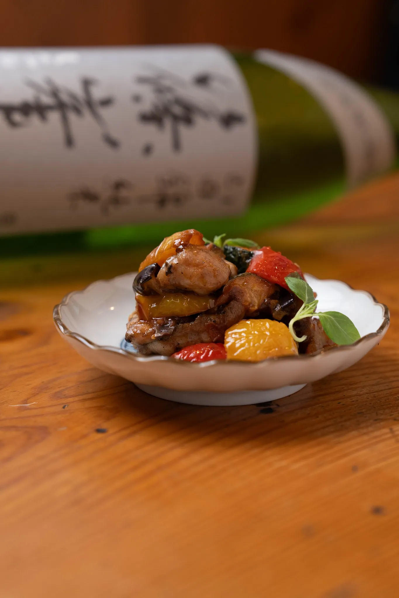 香ばしく焼き上げた炭焼き野菜は、