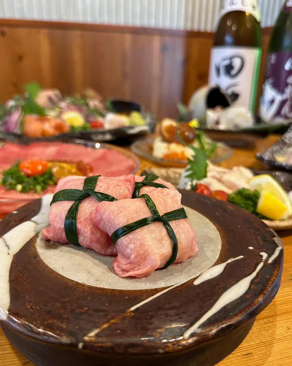 産地直送の海鮮を使った料理は、